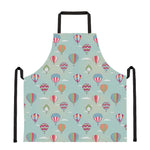 Hot Air Balloon Pattern Print Apron