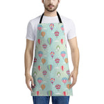 Hot Air Balloon Pattern Print Apron