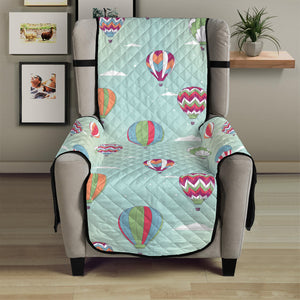 Hot Air Balloon Pattern Print Armchair Protector