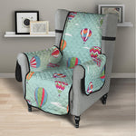 Hot Air Balloon Pattern Print Armchair Protector