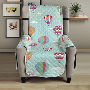 Hot Air Balloon Pattern Print Armchair Protector