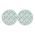 Hot Air Balloon Pattern Print Car Coasters