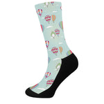 Hot Air Balloon Pattern Print Crew Socks