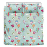 Hot Air Balloon Pattern Print Duvet Cover Bedding Set