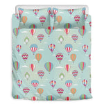 Hot Air Balloon Pattern Print Duvet Cover Bedding Set