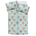 Hot Air Balloon Pattern Print Duvet Cover Bedding Set