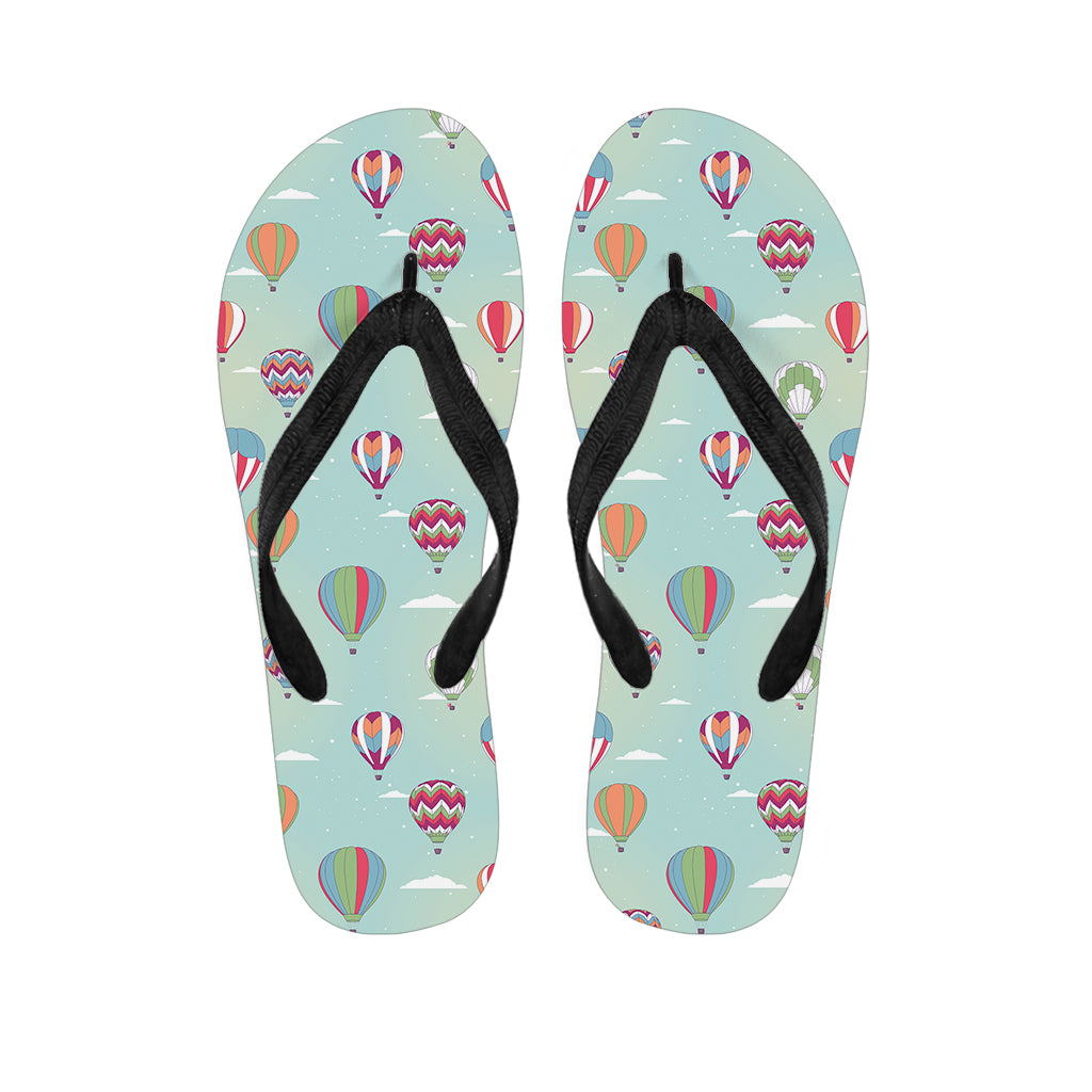 Hot Air Balloon Pattern Print Flip Flops