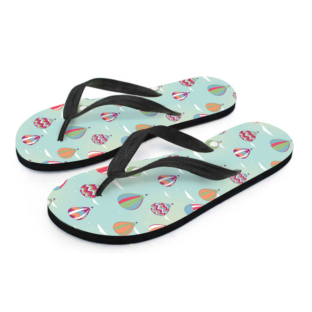 Hot Air Balloon Pattern Print Flip Flops