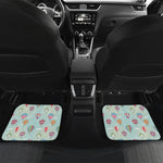 Hot Air Balloon Pattern Print Front and Back Car Floor Mats