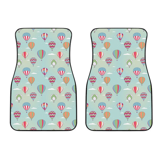 Hot Air Balloon Pattern Print Front Car Floor Mats