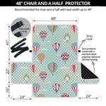 Hot Air Balloon Pattern Print Half Sofa Protector