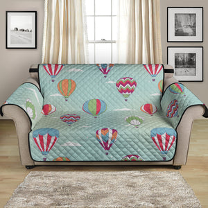 Hot Air Balloon Pattern Print Loveseat Protector