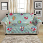 Hot Air Balloon Pattern Print Loveseat Protector