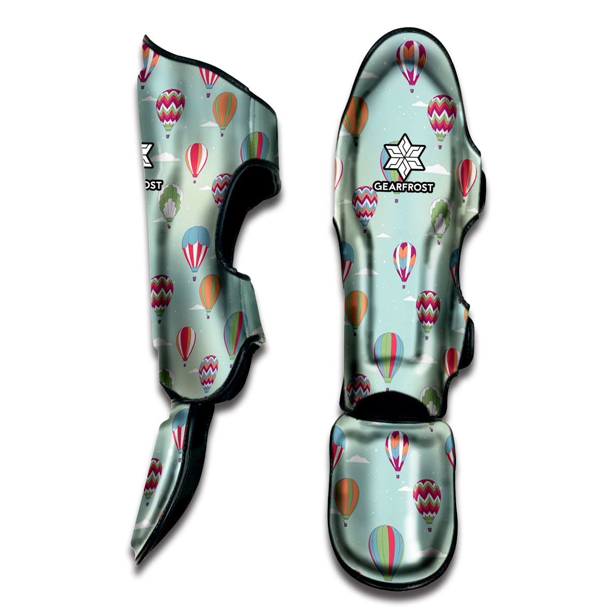 Hot Air Balloon Pattern Print Muay Thai Shin Guard