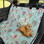 Hot Air Balloon Pattern Print Pet Car Back Seat Cover