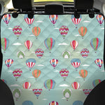 Hot Air Balloon Pattern Print Pet Car Back Seat Cover