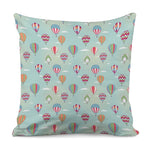 Hot Air Balloon Pattern Print Pillow Cover