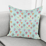 Hot Air Balloon Pattern Print Pillow Cover
