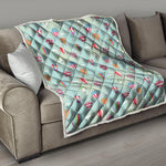 Hot Air Balloon Pattern Print Quilt