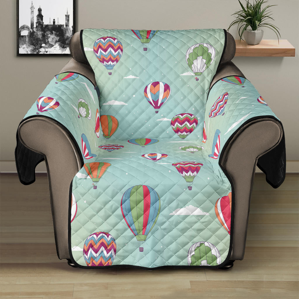 Hot Air Balloon Pattern Print Recliner Protector