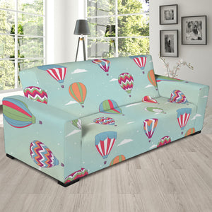 Hot Air Balloon Pattern Print Sofa Slipcover