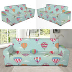 Hot Air Balloon Pattern Print Sofa Slipcover