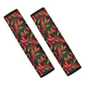 Hot Chili Peppers Pattern Print Car Seat Belt Covers