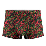 Hot Chili Peppers Pattern Print Men's Boxer Briefs
