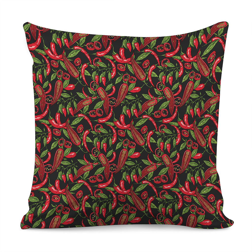 Hot Chili Peppers Pattern Print Pillow Cover