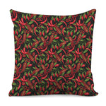Hot Chili Peppers Pattern Print Pillow Cover