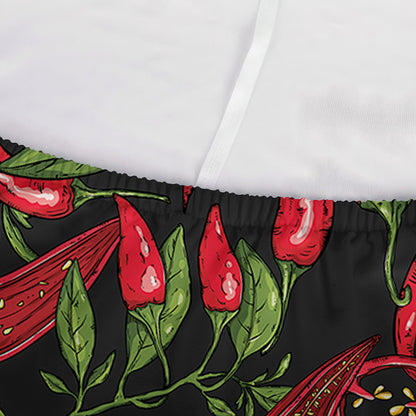 Hot Chili Peppers Pattern Print Sofa Cover