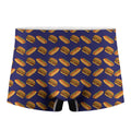 Hot Dog And Hamburger Pattern Print Men's Boxer Briefs