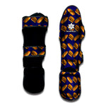 Hot Dog And Hamburger Pattern Print Muay Thai Shin Guard