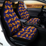 Hot Dog And Hamburger Pattern Print Universal Fit Car Seat Covers