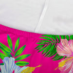Hot Pink Aloha Hibiscus Pattern Print Sofa Cover