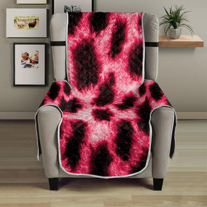 Hot Pink And Black Cheetah Print Armchair Protector