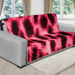 Hot Pink And Black Cheetah Print Futon Protector