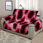 Hot Pink And Black Cheetah Print Half Sofa Protector