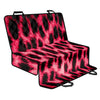 Hot Pink And Black Cheetah Print Pet Car Back Seat Cover