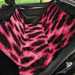 Hot Pink And Black Cheetah Print Pet Car Back Seat Cover