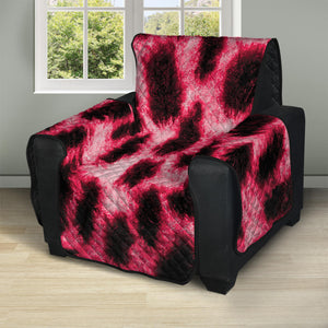 Hot Pink And Black Cheetah Print Recliner Protector