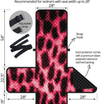 Hot Pink And Black Cheetah Print Recliner Protector