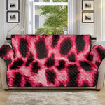 Hot Pink And Black Cheetah Print Sofa Protector