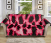 Hot Pink And Black Cheetah Print Sofa Protector