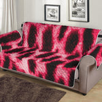 Hot Pink And Black Cheetah Print Sofa Protector