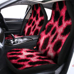 Hot Pink And Black Cheetah Print Universal Fit Car Seat Covers