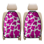 Hot Pink And White Cow Print Car Seat Organizers