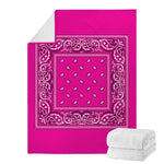 Hot Pink Bandana Blanket