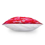 Hot Pink Camouflage Print Pillow Cover