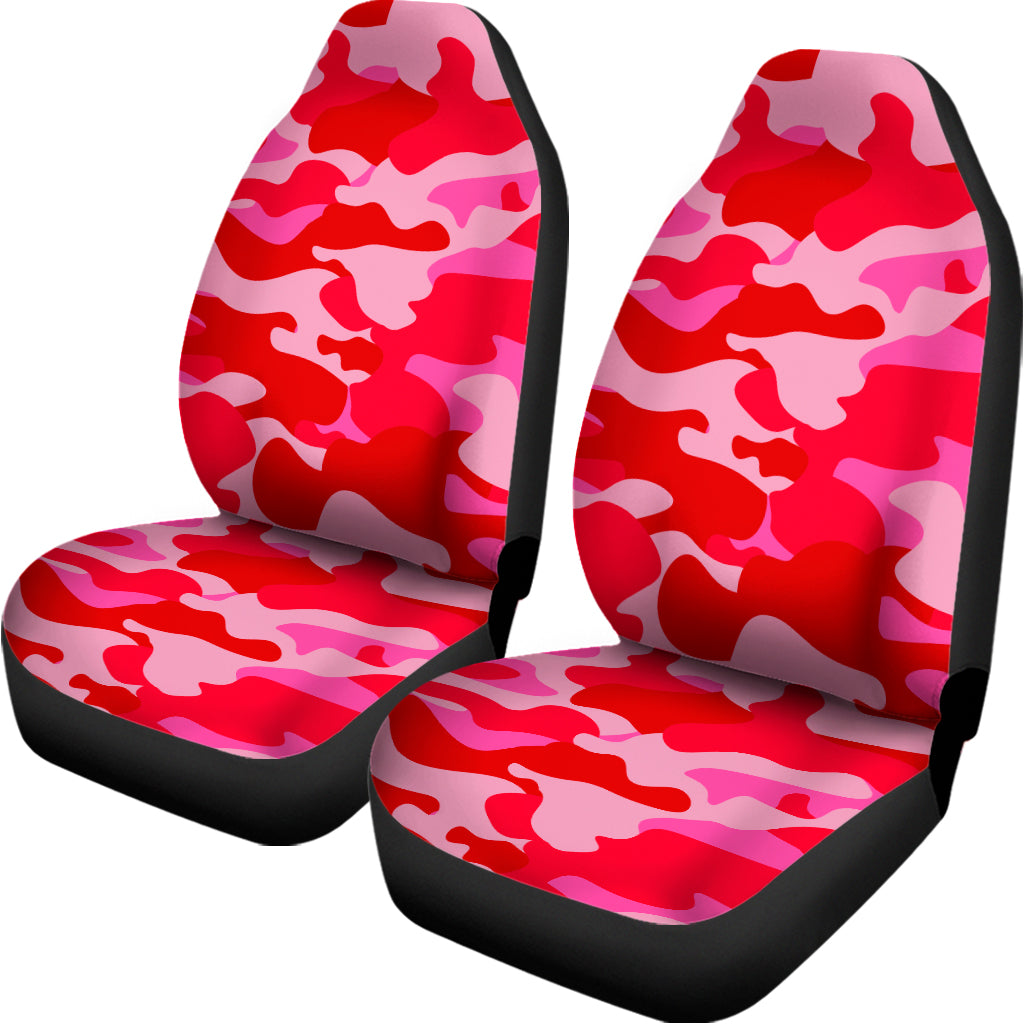 Hot Pink Camouflage Print Universal Fit Car Seat Covers